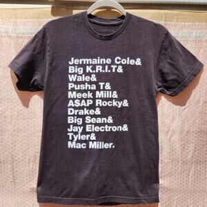 Kendrick Lamar 'Control' Verse Rappers Of The 2010s Black T-shirt Men's Small